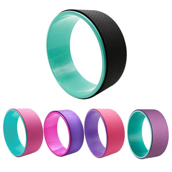 

yoga circles pilates professional waist shape bodybuilding gym workout back training wheel for fitness bearing 200kg,33*14cm