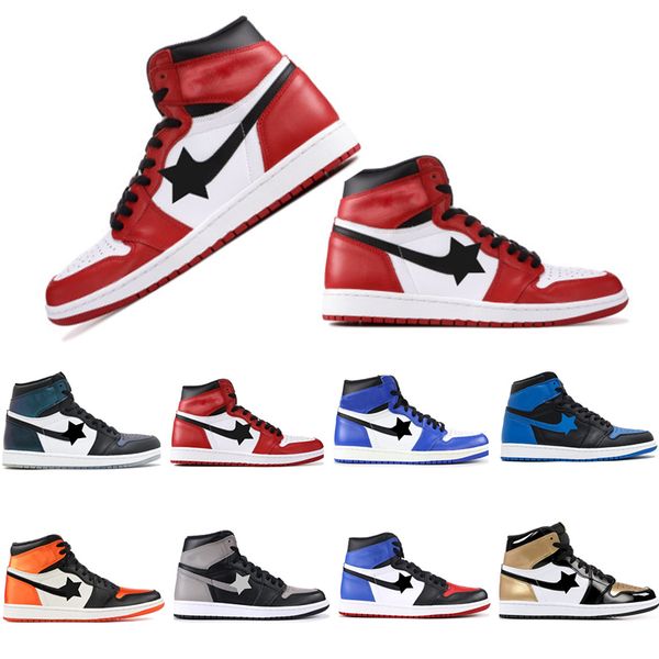 

chicago 2018 og 1 3 mens basketball shoes homage to home gold new toe royal blue fragment sports sneakers designer trainers