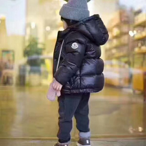 

2018 3t-10t girls and boys 90% duck down jacket coat winter autumn warm children clothes ing, Blue;gray