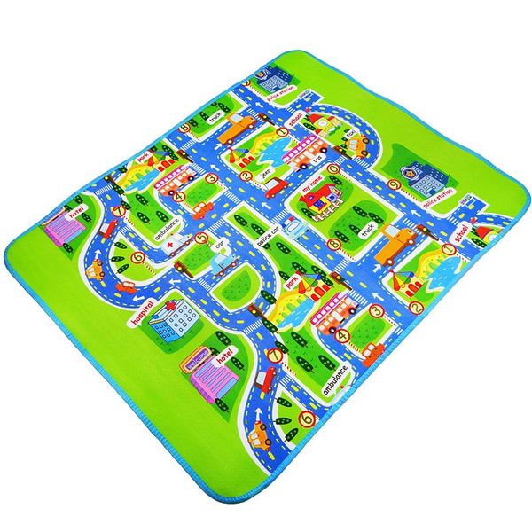 2019 0 5 Cm Thick Town City Traffic Baby Crawling Mat Eva Foam