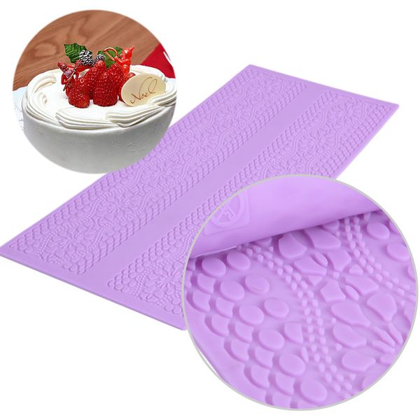 2019 Fondant Cake Lace Mold Silicone Lace Mat Gumpaste And Sugar