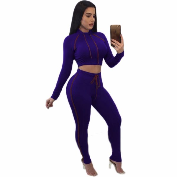 

turtleneck full sleeve + skinny leggings women's set winter spring fashion suits casual nightclub party tracksuit w6385, Gray