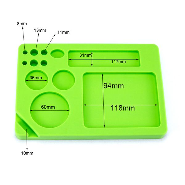 Silicone Tobacco Rolling Tray 228 X 158 Mm Stash Board All In One