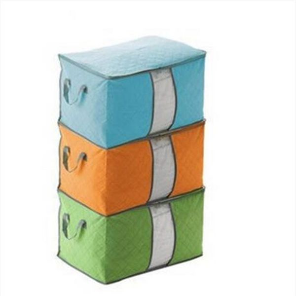

big capacity clothing non-woven storage box bag organizer quilt household storage collection