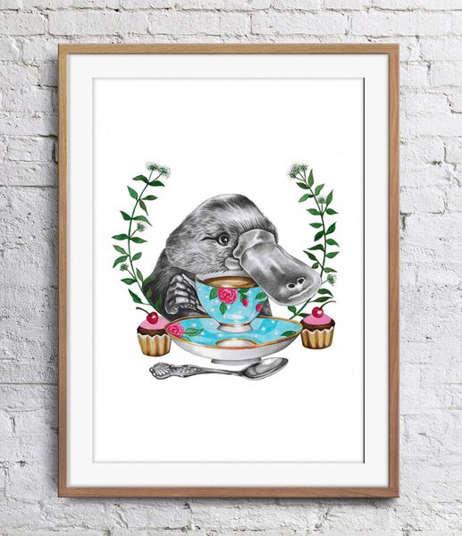 

Platypus Sea Animals Wall Decor Pictures Art Print Poster Unframe 16 24 36 47 Inches