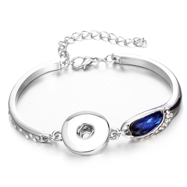 

мода noosa кусок серебра золота кристалл обувь 18 мм металла оснастки кнопка браслет diy18mm имбирь оснастки кнопка заявление ювелирные изде, Golden;silver