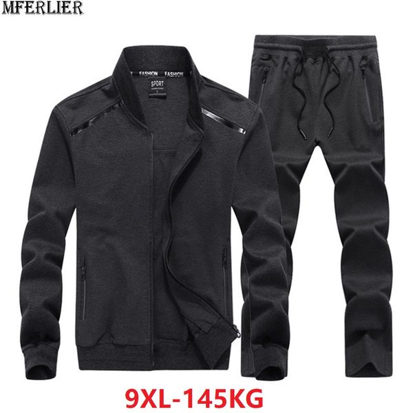 

men jackets sportwear large size big 5xl 7xl 8xl 9xl fashion man jackets zipper elasticity loose men outwear out door coat blue, Black;brown