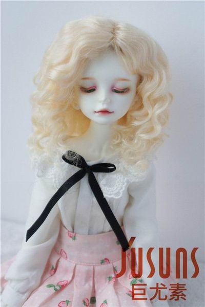 

jd039 msd lovely curly doll wig 1/4 mohair bjd wigs jerryberry doll accessories resin collection wigs