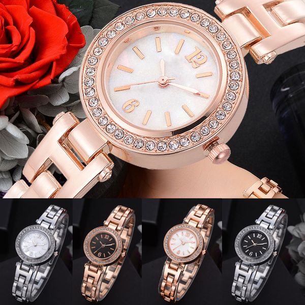 

luxury women bracelet watch new quartz-watches ladies fashion dress watches casual business vintage watch, Slivery;brown