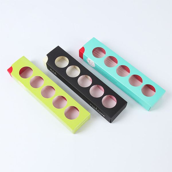 

6 grid macaron boxes cookie cake macaroon chocolate box wedding party gift packing box