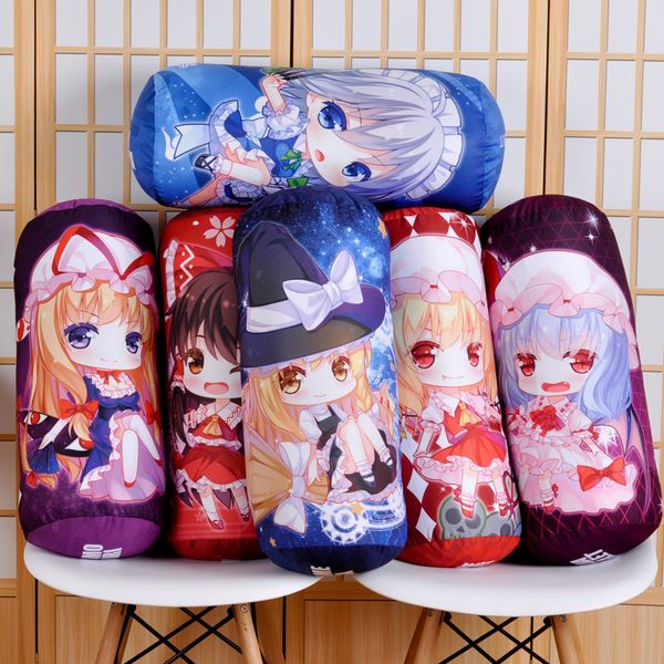 

new anime cartoon touhou project column neck pillow coussin bed decoration gift