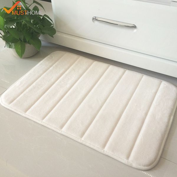 

40*60cm/50*80cm (15.74*23.62/19.68*31.49 in) bathroom carpet memory foam slow rebound area carpet ing