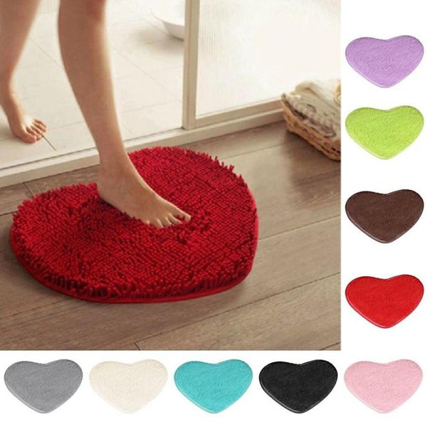 

40*50cm anti-skid fluffy shaggy area rug home bedroom bathroom floor carpets for living room non-toxic resistant rug c0307 blanket