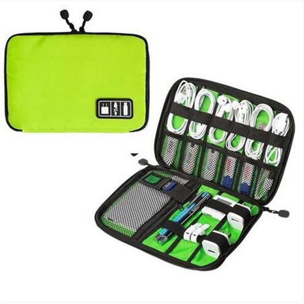 

portable travel cable organizer bag electronics accessories storage case storage bag