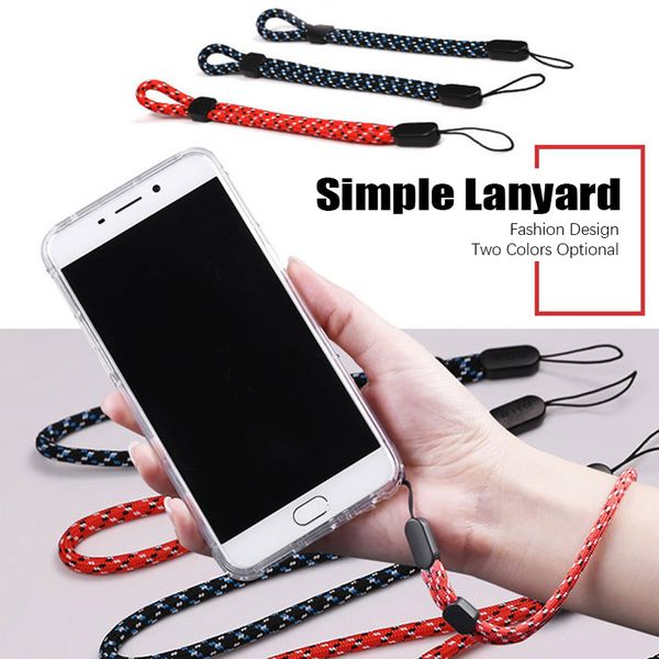 Cinturini da polso Lanyard per iPhone 7 8 Xiaomi Redmi 4x USB Flash Drives Keys PSP Phone Badgehoodder Keycord Short 1500pcs / lot