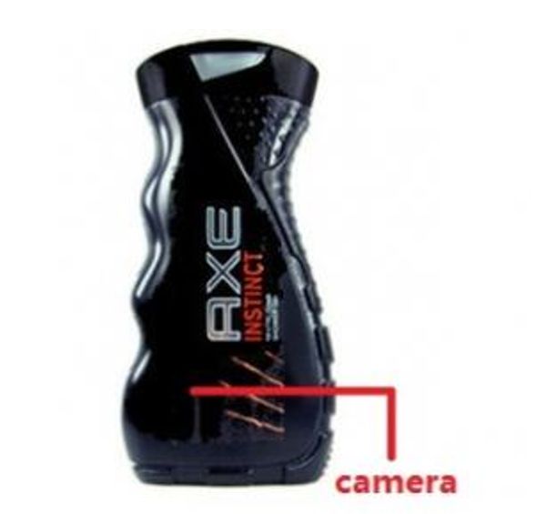 

32gb shower gel bottle camera remote control on/off and motion detection record