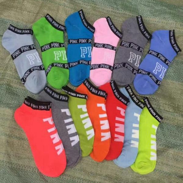 

Pink ock pink letter ankle ock women pure cotton hort ho iery women love pink hort tocking fa hion breathable hort ock yl71