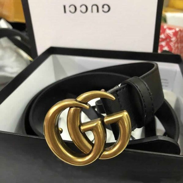 

2020 leather luxary belt men's leather casual style korean version of trousers belt business smooth button leather belt without box, Black;brown