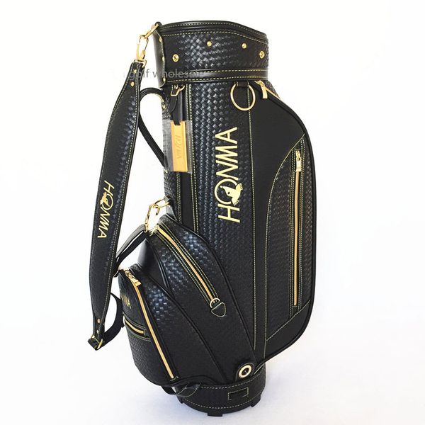 

New honma golf bag pu golf cart bag black color in choice honma golf club bag tandard ball package hipping