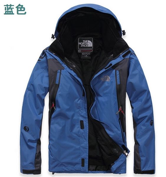 

2018 Новый последний 3 слоя 2 в 1 Мужчины Северная куртка открытый лицо заряда одежда