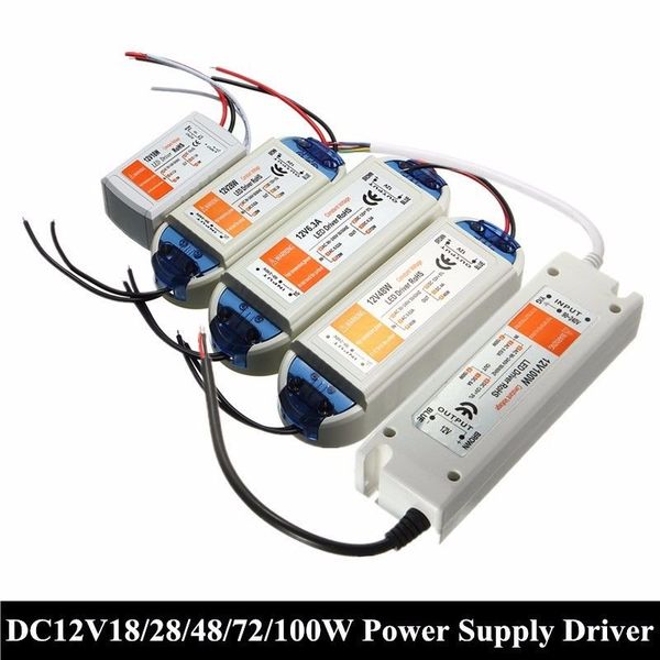 Adattatore di alimentazione per driver principale non impermeabile trasformatore DC 12V per luce di striscia LED