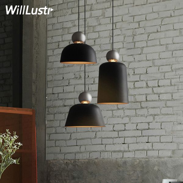 

modern reflected ball pendant lamp aluminum shade suspension light l hall restaurant dinning room bar cafe hanging lighting