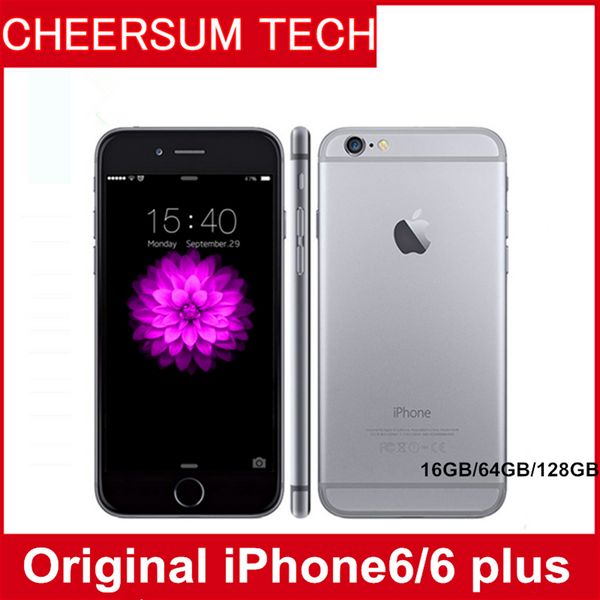 

original unlocked iphone 6 plus without touch id dual core 4.7"5.5''1gb ram 16gb/64gb/128gb rom 8mp 1080p multi-touch wcdma 4