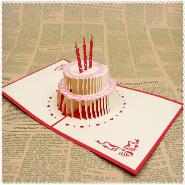 

birthday party decorations kids greeting cards birthday party favors 3d birthday pop up cards greeting card 12 styles per lot