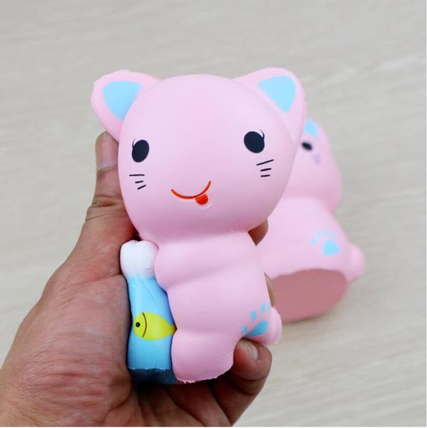 

squishy toys anti stress toy fish tank cat style slow rising outdoor decompression toy pgraph props hct 031