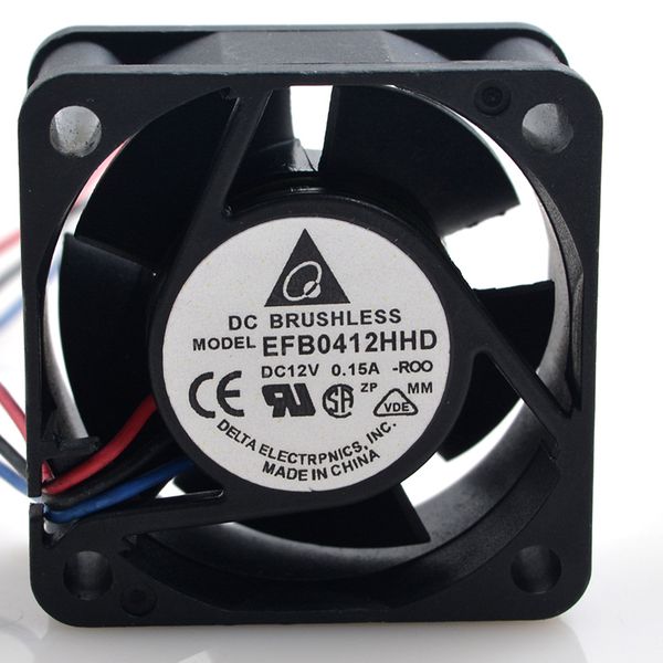 

delta/ 4cm efb0412hhd 12v 0.15a delta 4020 double ball fan