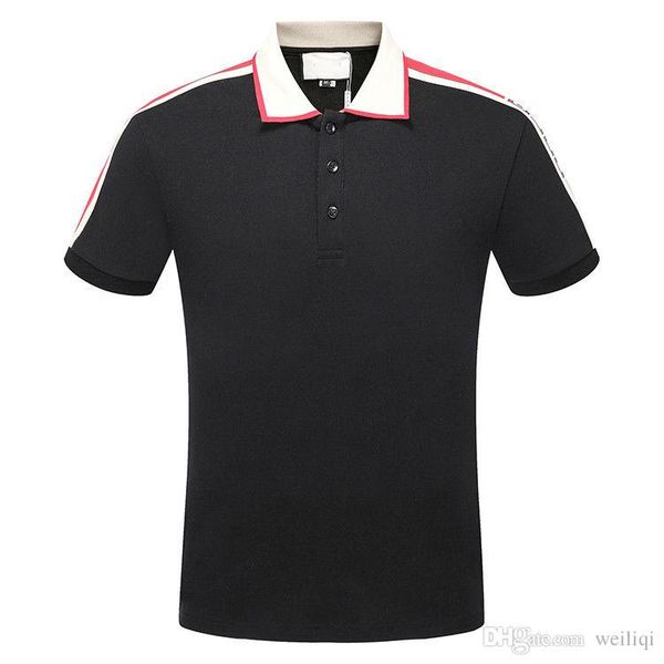 

2018Italian brand polo shirt fashion designer Short sleeve polo T-shirt men's tee design printing poloshirt costume polo shirt 3XL