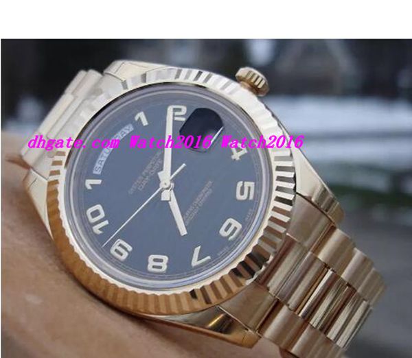 

new fashion 2019 watch men-watches rose gold ii 36mm 218238 champagne roman dial automatic mens date sports watch luxury watch, Slivery;brown