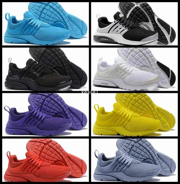 

2018 presto running shoes for men women ultra br qs yellow prestos blackout white oreo outdoor jogging mens trainers sneakers size 36-45