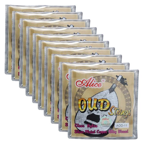 

10 компл. alice ud oud strings прозрачный нейлон посеребренная медь рана 11 струн