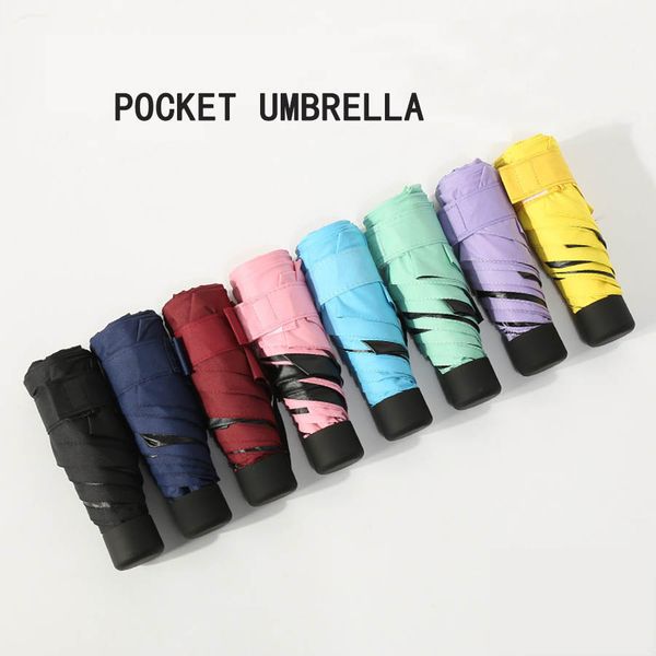 

2018 new arrive cartoon cat anti uv five folding mini umbrella rain women anime parasol polyester fibre the high quality