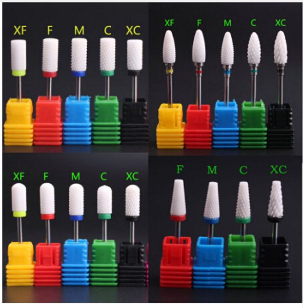 

milling cutter for manicure ceramic nail drill bits manicure rotary electric nail art tools electric drill machine accessories