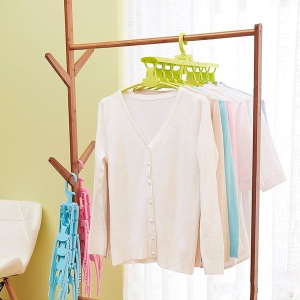 

telescopic clothes racks flexible hangers multi function plastic 360 degree rotation creative collapsible polychromatic 19 5bh ii