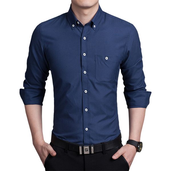 camisa color azul marino
