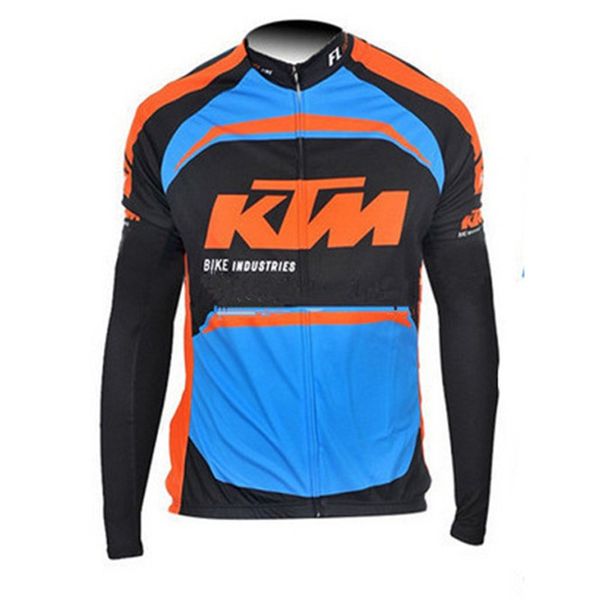 

KTM team Велоспорт с длинными рукавами Джерси Велоспорт Джерси футболка езда куртка