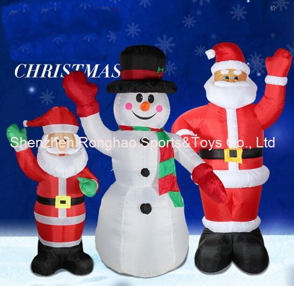 

газон 8 футов гигантские надувные руки вверх снеговика дворе праздник рождественские украшения с хорошим качеством
