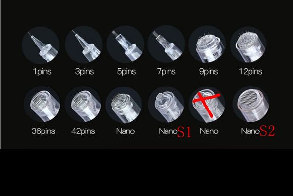 

1/3/5/7/9/12/36/42/nano pins microneedle needle cartridge for mym dermapen dr pen n2 m5/m7