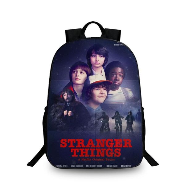 

странные вещи сезон 2 школьные сумки набор для детей пенал bookbag подросток мальчики рюкзак mochila infantil com rodinha