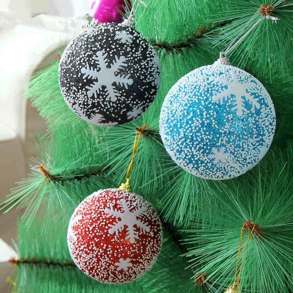 Acheter Boule De Neige De Noël Boule De 8cm De Haute Qualité En Mousse Teintée De Neige Noire Décoration Rouge Luxe Or Boules De Noël 20g De 4873 Du
