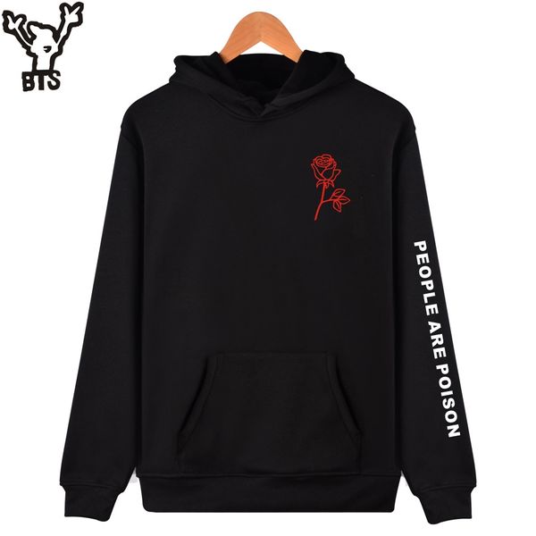 

bts people are poison hoodies sweatshirts black fashion harajuku sweatshirt mujer tumblr inspired aesthetic hooded sweatshirt