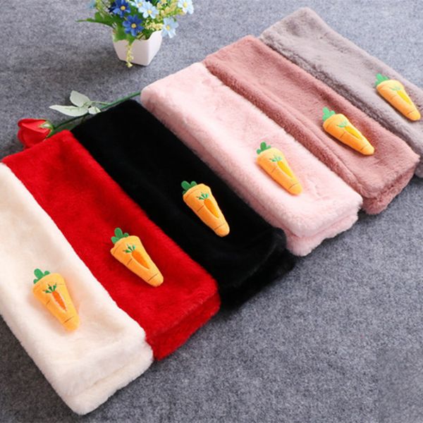

amazing winter children kids scarf solid color little boy girl knitted scarves warm thickened scarf ib619, Red;brown