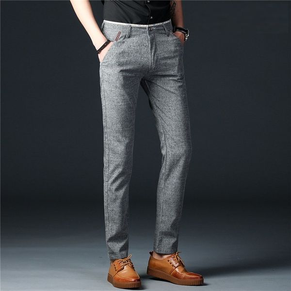 

2018 new men's business casual pants for tall men trousers for men, Black