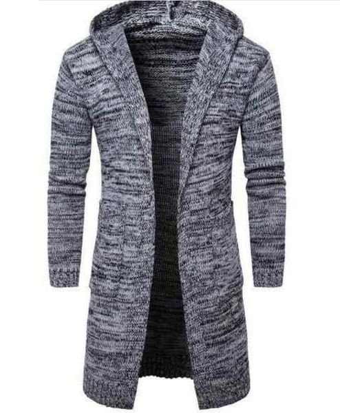 

send 2018 winter new style men hooded cardigan sweater, White;black