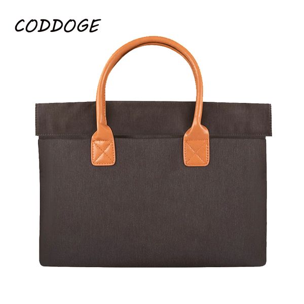 

coddoge new a4 canvas office briefcases for men and women lightweight messenger bag men file storage bag handbag pink briefcases