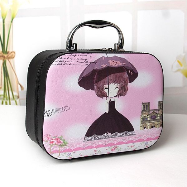 

симпатичные pattern косметичка портативный портативный путешествия ящик для хранения