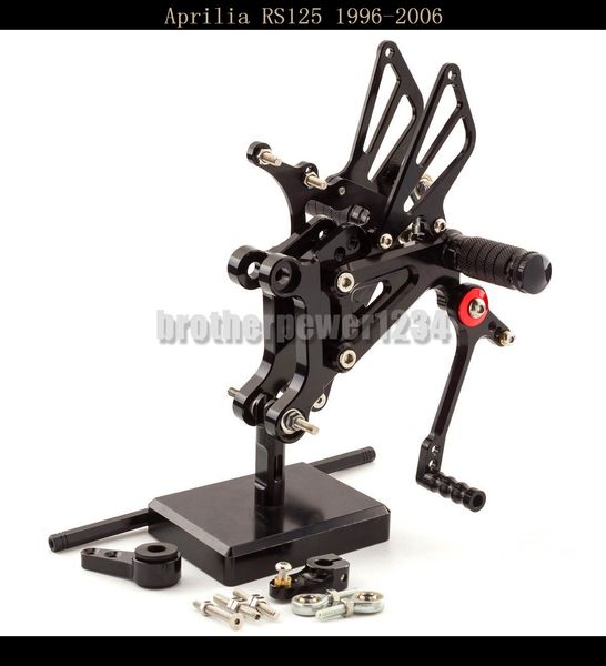 

мотоцикл заднего набор подножки полностью регулируемая задняя опора плата с чпу, пригодной для aprilia rs125 1996-2016
